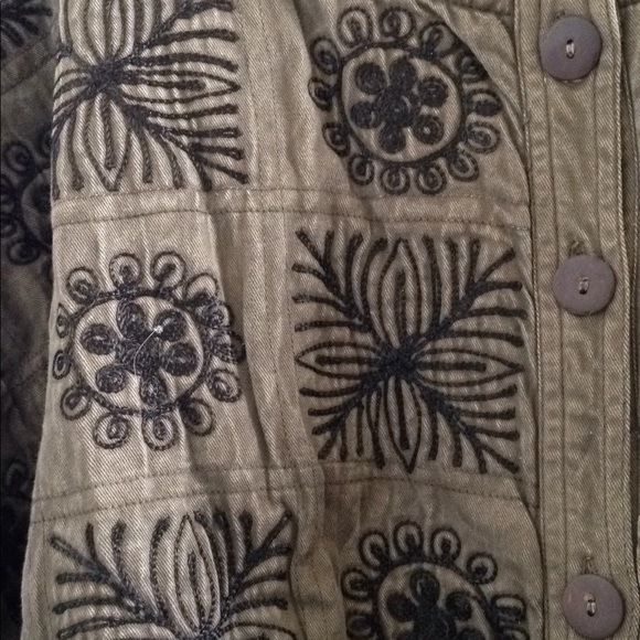 FINAL MARKDOWN Ladies' Embroidered Unlined Jacket small - Picture 3 of 5